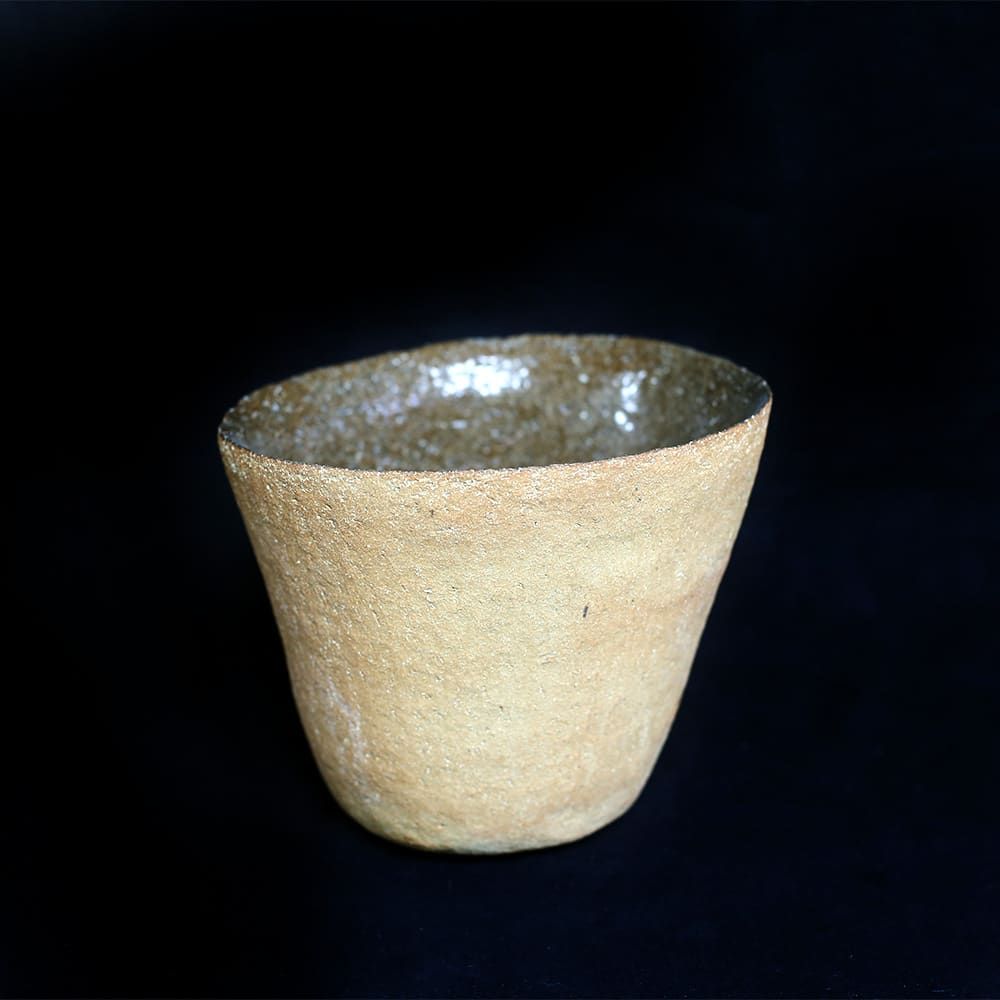 VOLL – Gefäss, Ton gebrannt, innen glasiert, 20x22x23cm, 2022