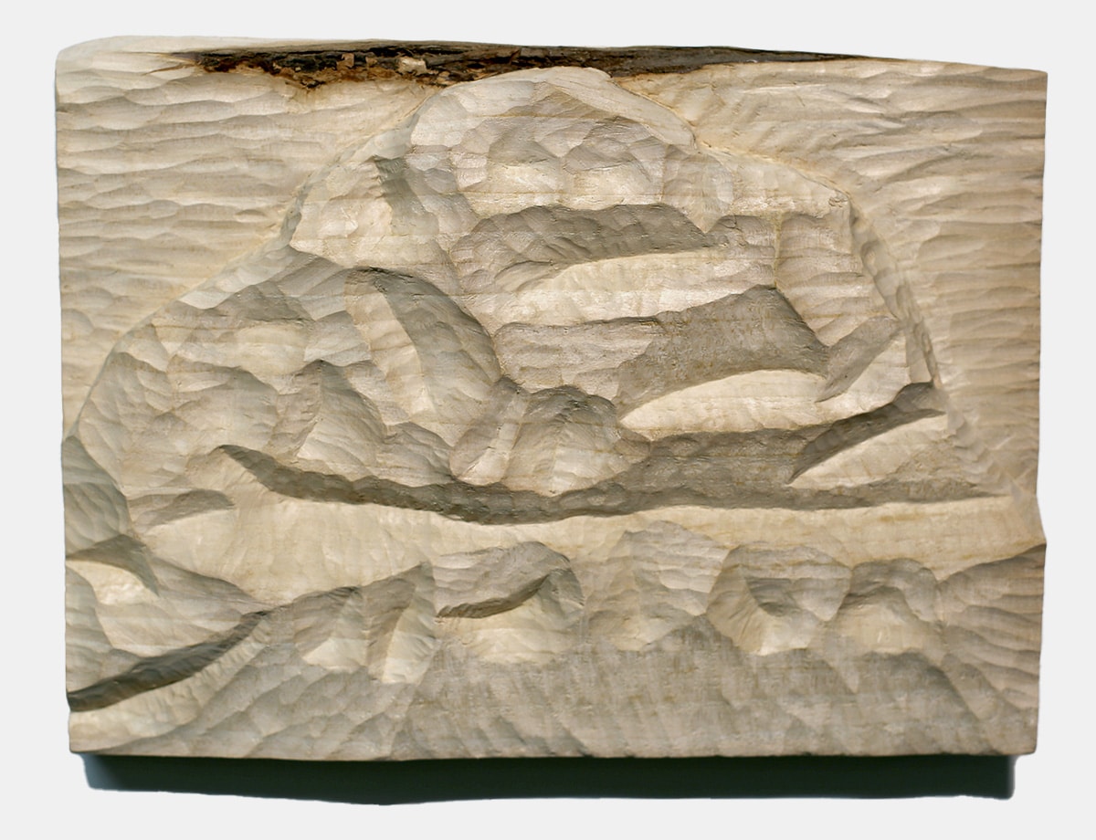 BERG 3 – Lindenholz, 24x32x4cm, 2023